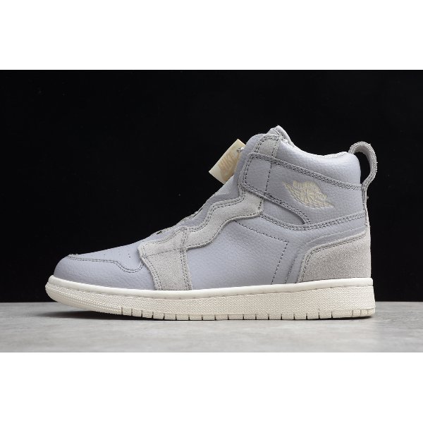 Nike Air Jordan 1 Retro High Zip Atmosphere Gri Basketbol Ayakkabısı Türkiye - Q9LDSR7Q